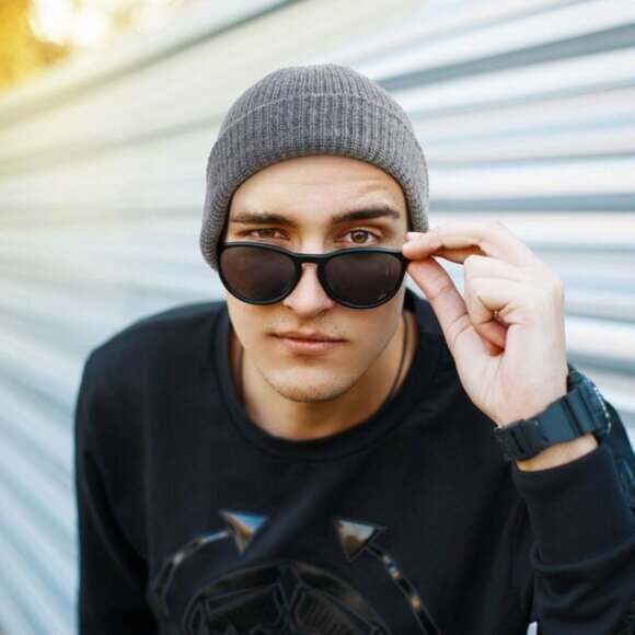 ⚡Unisex Black, Khaki, Dark Caramel, Beige 4 Pieces Watch Hat Fisherman Beanie - Picture 4 of 6